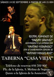 Recital Flamenco de PAQUITO SÁNCHEZ en Taberna 