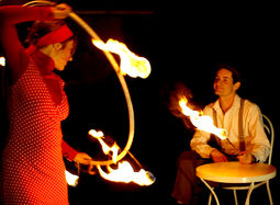mosaique Feuershow und Artistik