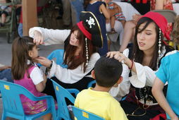 Animadoras infantiles Piratas Party