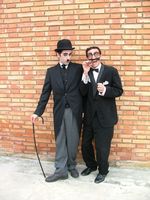 Groucho y Chaplin.