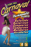 Batucada, zanqueros, Carnaval