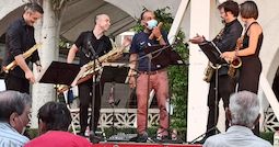 La banda de Alexis Duarte.