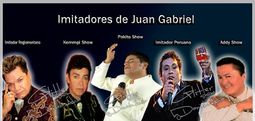 Imitador de Juan Gabriel barat