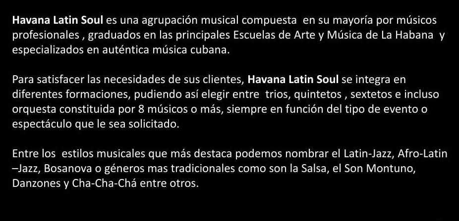 conjunto havana latin soul 1