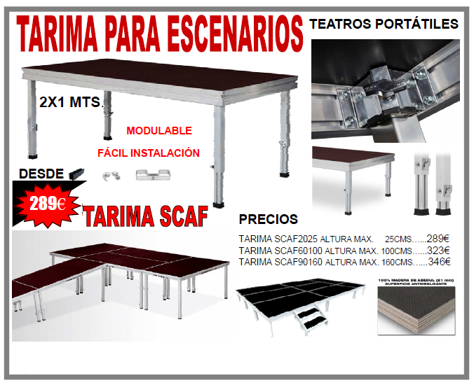 tarimas para teatros 0