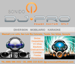 SONIDO DJ PRO MEXICALI