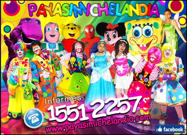 botargas y personajes de caricatura para tu fiesta 2
