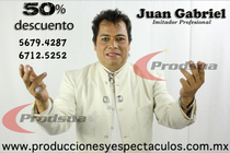 Juan Gabriel 50% descuento