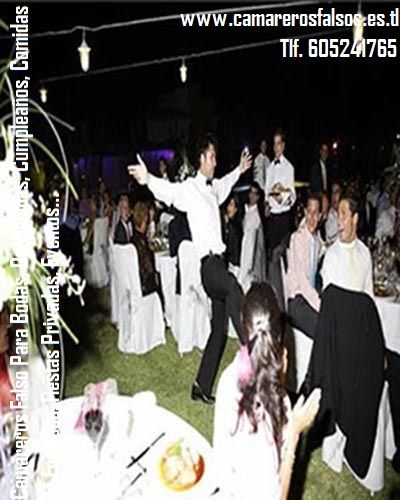 camareros falsos para boda 0