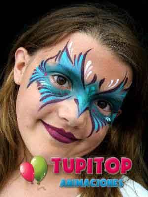 tupi top animaciones, maquillaje infantil 1