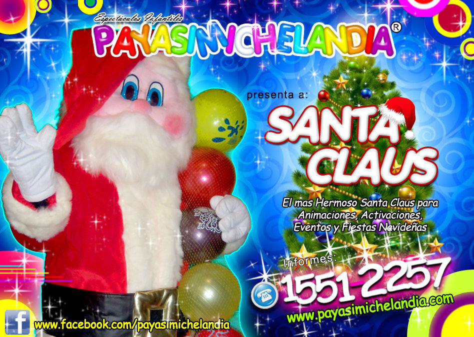 santa claus para animacion de eventos navideños 0