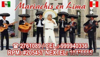 mariachis lima perú t:2761089 0