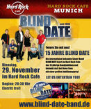15 Jahre BLIND DATE - große Jubiläumsparty im Hard Rock Cafe München