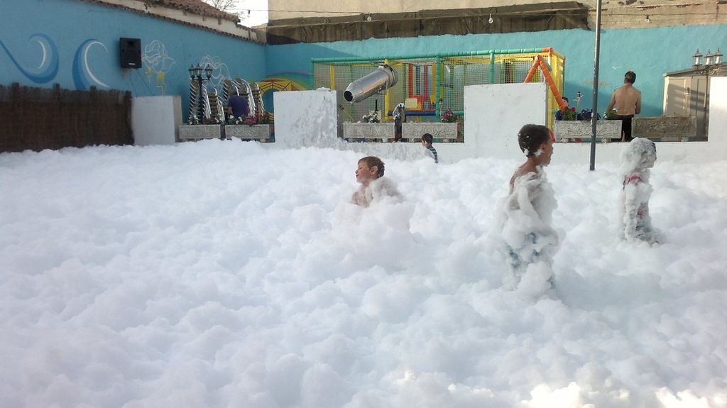 fiesta la espuma,cañon 0