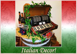 Italienisches Event Deko Tisch