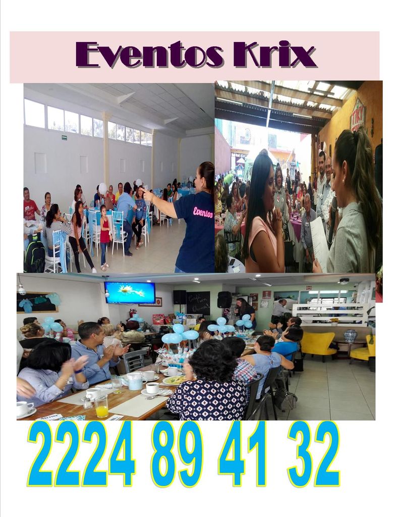 animación de baby shower y de 1