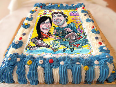caricaturista caricaturas comestibles  1
