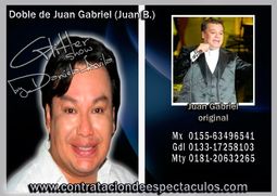 Imitador juan Gabriel distrito