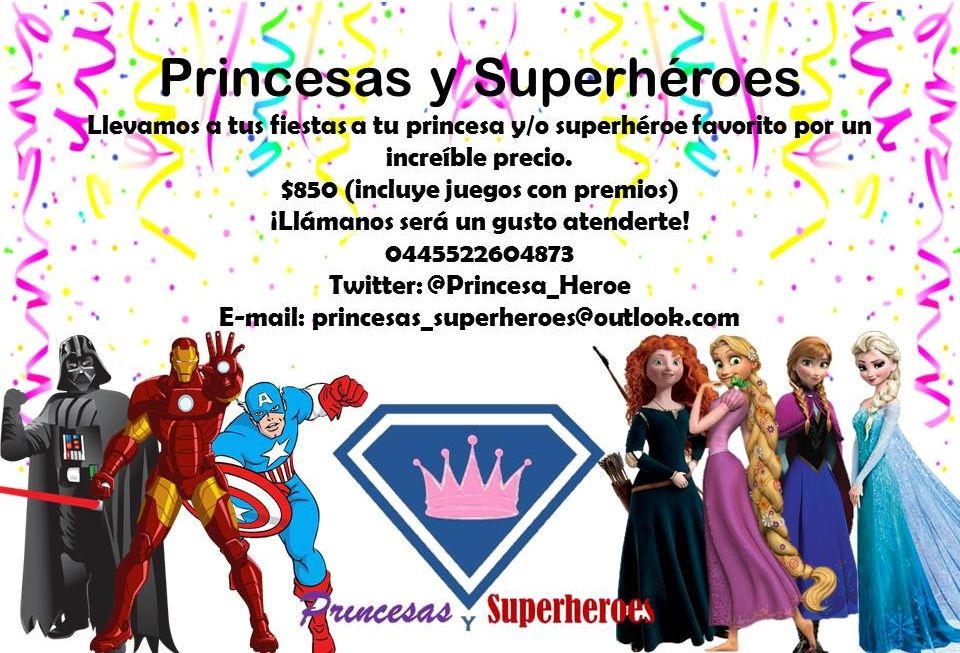 princesas y superheroes 0