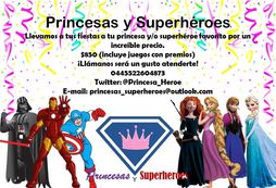 Princesas Y Superheroes