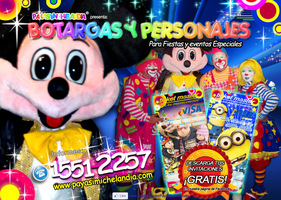 botargas y personajes para tu fiesta infantil 2