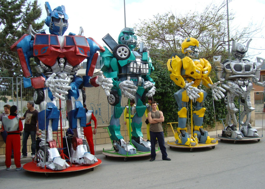 pasacalle transformers 0