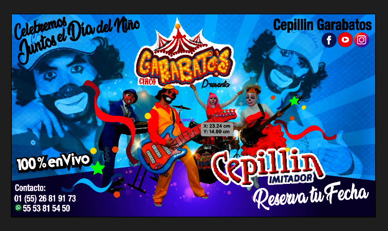 imitador de cepillin payaso de 2