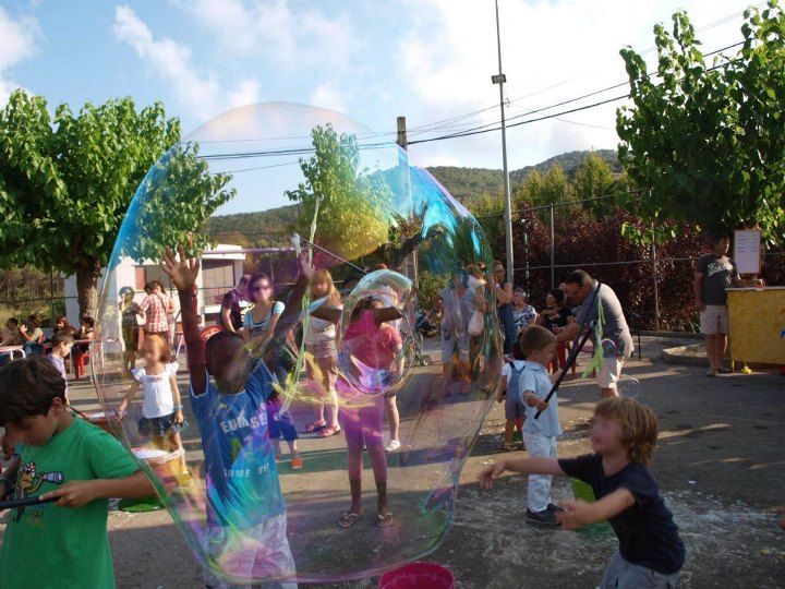 Fiestas y eventos con pompas de jabón gigantes