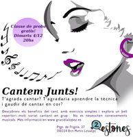 Clases de canto -Taller grupal