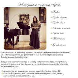 Ensamble para bodas y eventos religiosos._0